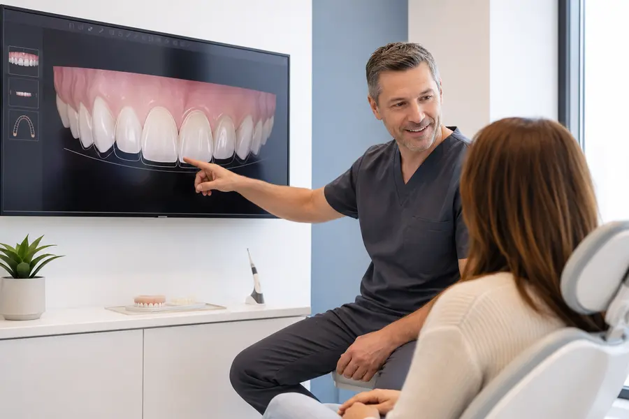 Digital smile planning for 3D-printed veneers at Dentistry by Dr. David in Bolton